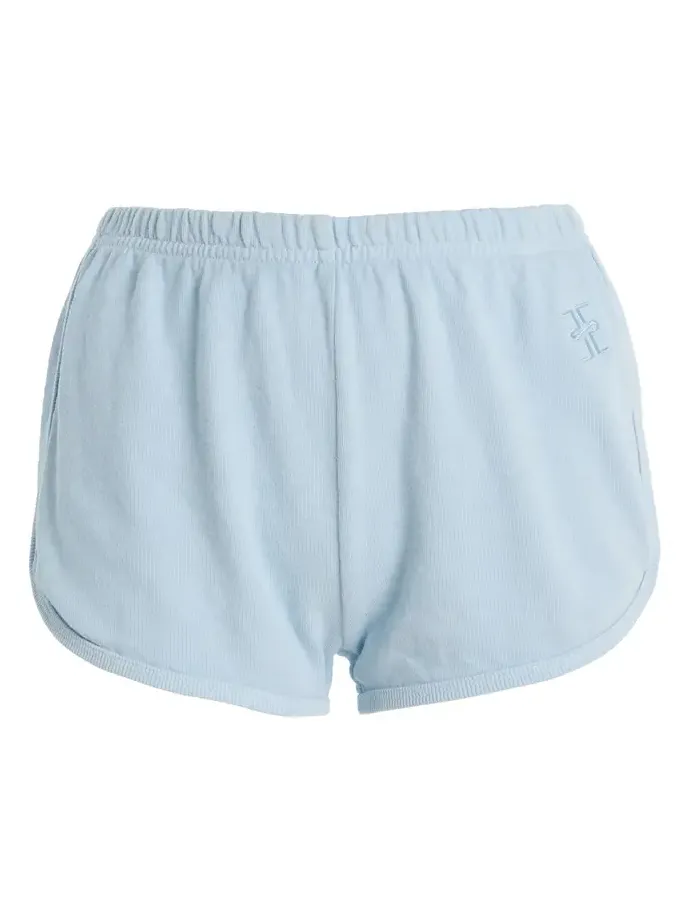 Cotton Mini Track Shorts