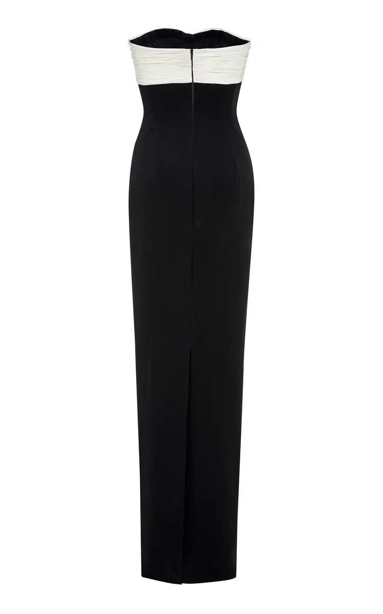 Marmar Halim Twist-Detail Silk-Crepe Gown | Thumbnail 5