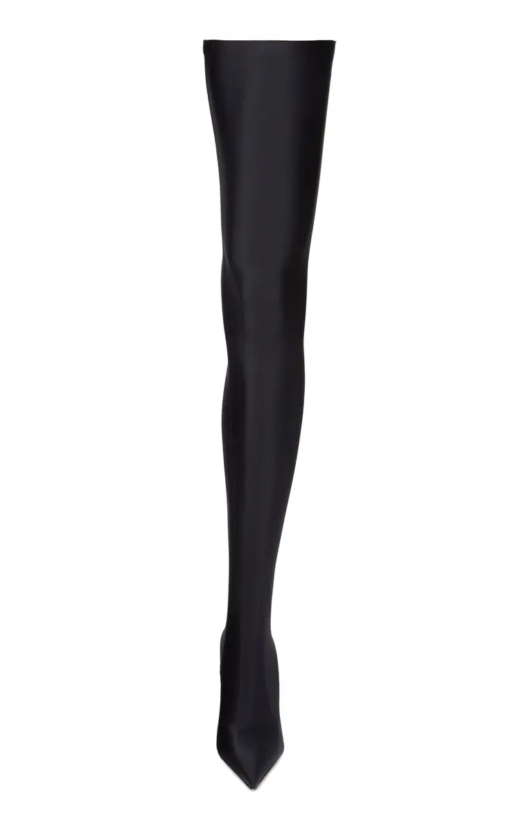 Balenciaga Knife Jersey Over-The-Knee Pumps | Thumbnail 5