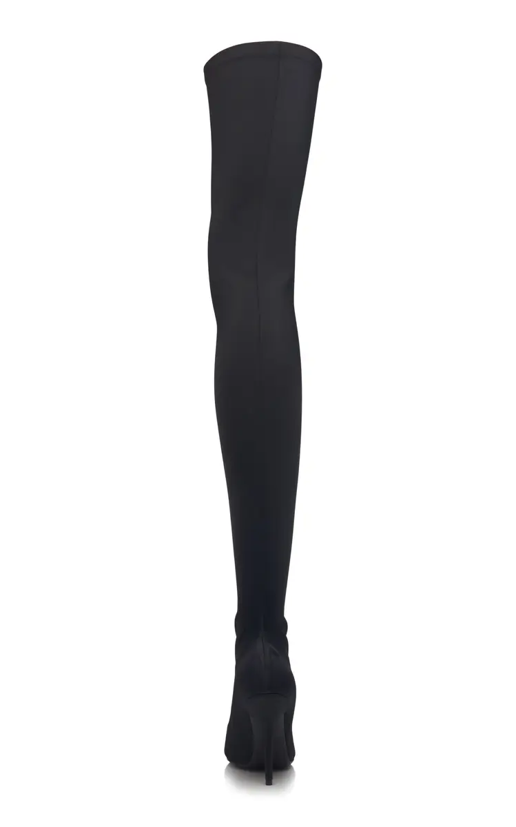 Balenciaga Knife Jersey Over-The-Knee Pumps | Thumbnail 8
