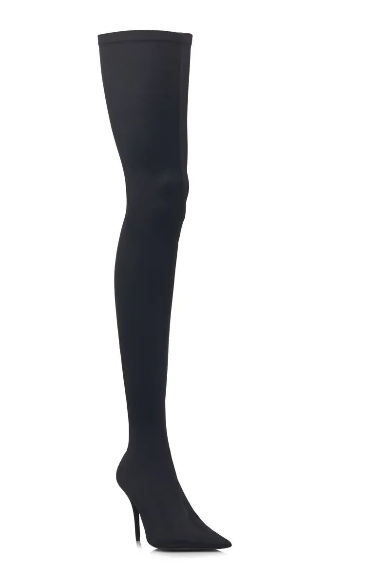 Balenciaga Knife Jersey Over-The-Knee Pumps | Thumbnail 9