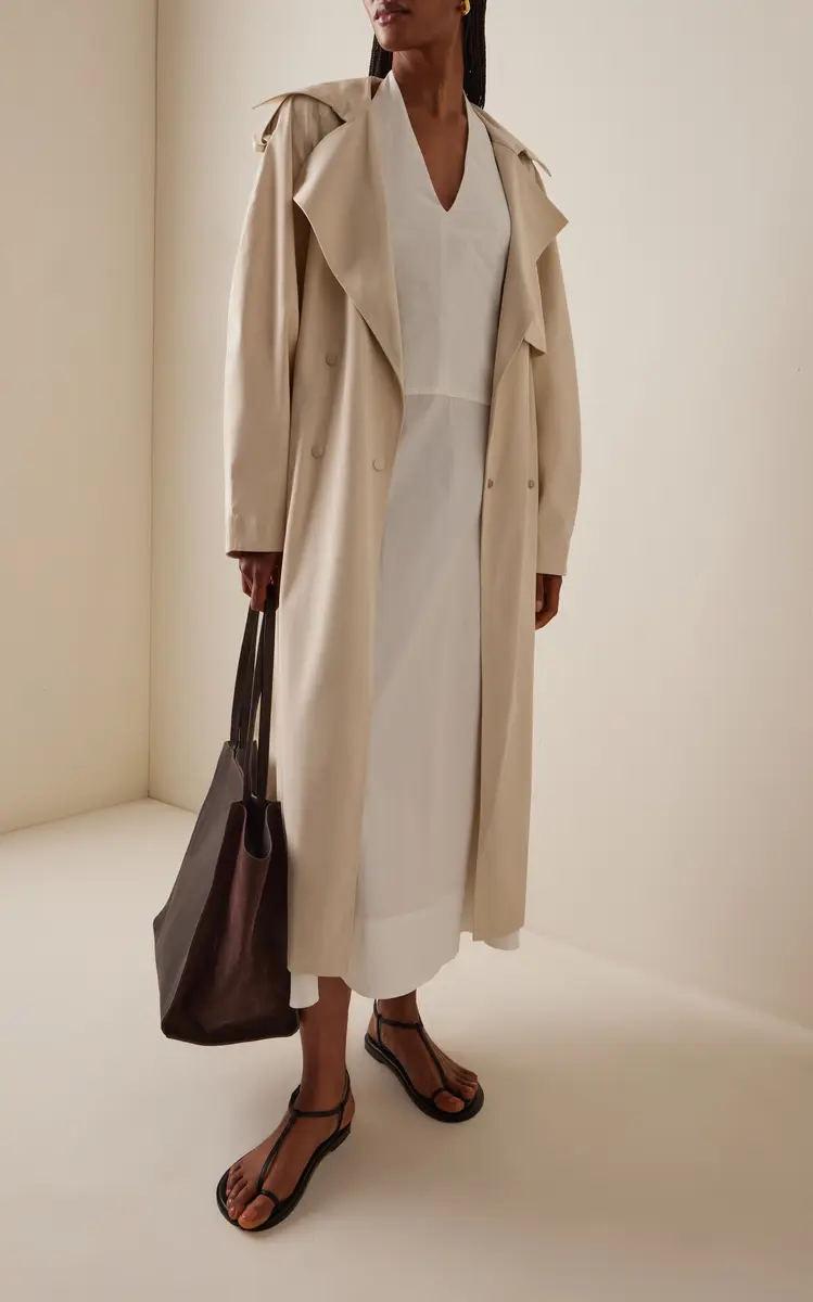 St. Agni Nylon-Cotton Trench Coat | Thumbnail 2