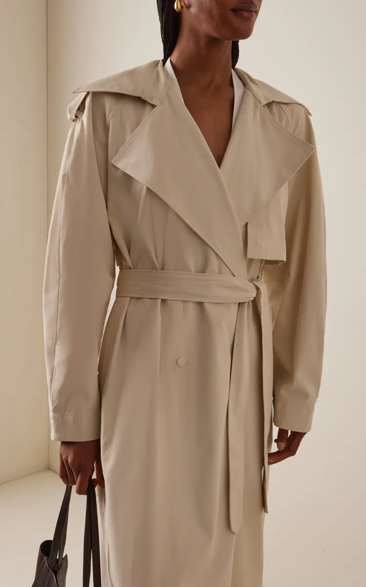 St. Agni Nylon-Cotton Trench Coat | Thumbnail 3