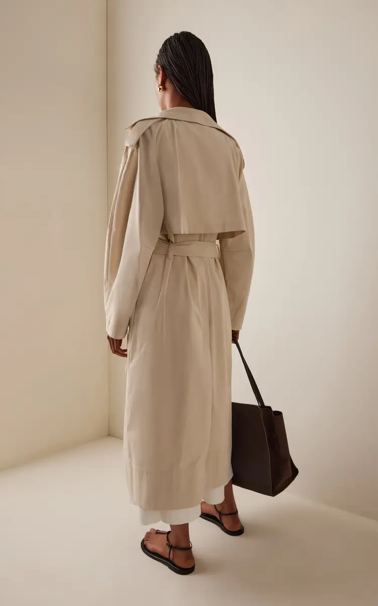 St. Agni Nylon-Cotton Trench Coat | Thumbnail 4