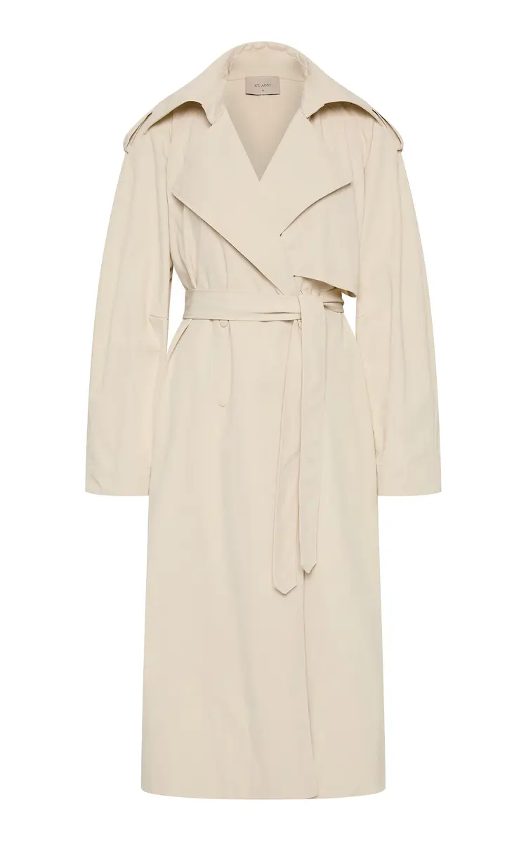 St. Agni Nylon-Cotton Trench Coat