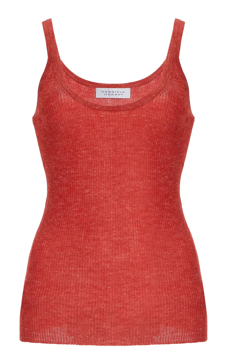 Gabriela Hearst Cinxia Cashmere; Silk and Hemp Tank Top | Thumbnail 10 Gabriela Hearst Cinxia Cashmere; Silk and Hemp Tank Top | Thumbnail 10