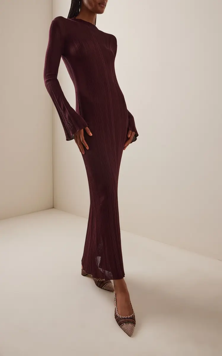 Gabriela Hearst Atira Knit Silk Maxi Dress | Thumbnail 2 Gabriela Hearst Atira Knit Silk Maxi Dress | Thumbnail 2