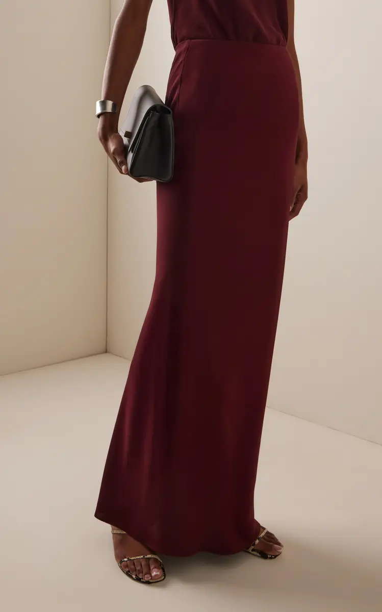 Carla Zampatti Bias-Cut Crepe Skirt | Thumbnail 3 Carla Zampatti Bias-Cut Crepe Skirt | Thumbnail 3