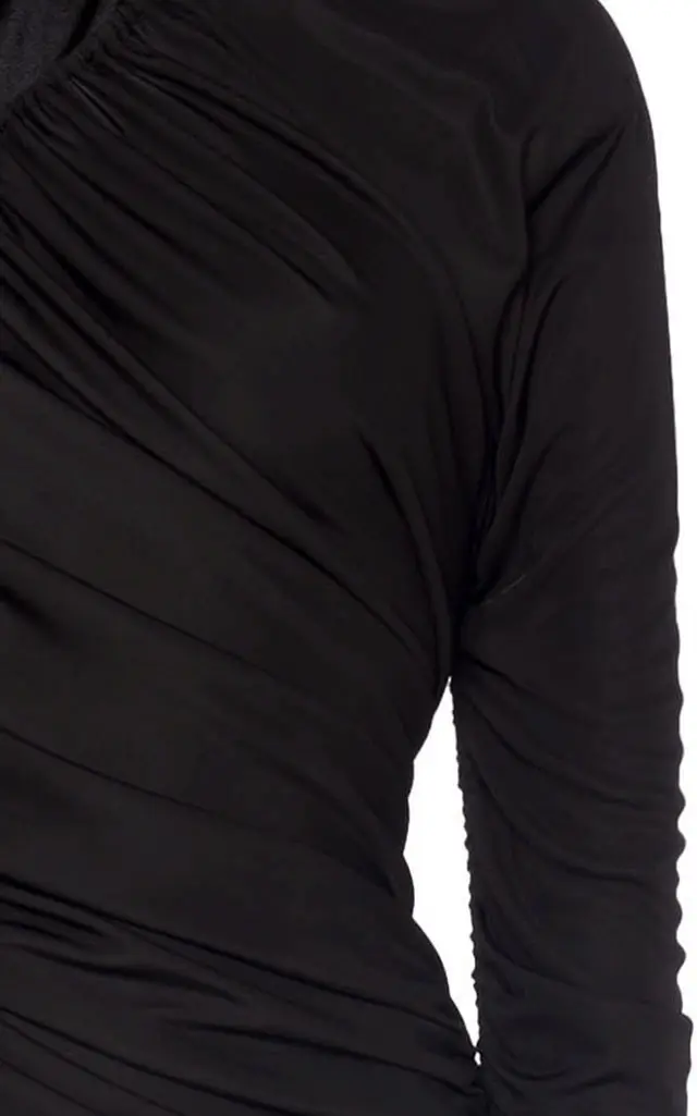 Bottega Veneta Ruched Jersey Maxi Dress | Thumbnail 9