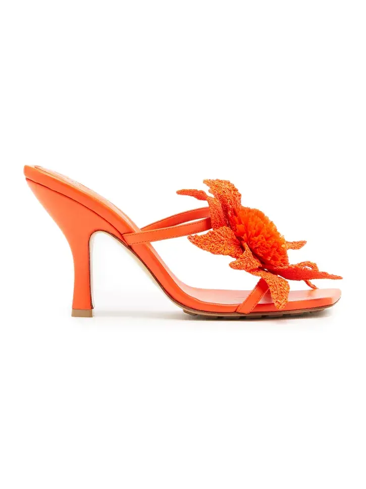 Adam Flower-Detailed Leather Sandals Adam Flower-Detailed Leather Sandals
