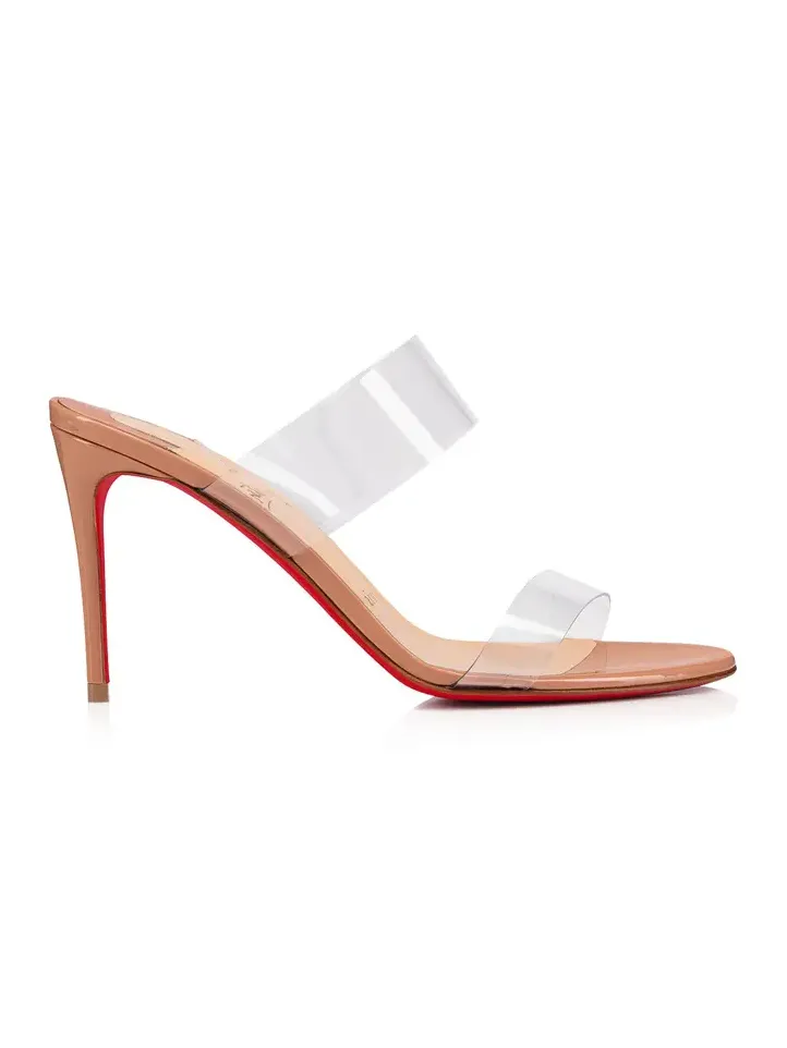 Just Nothing 85mm Patent PVC Sandals