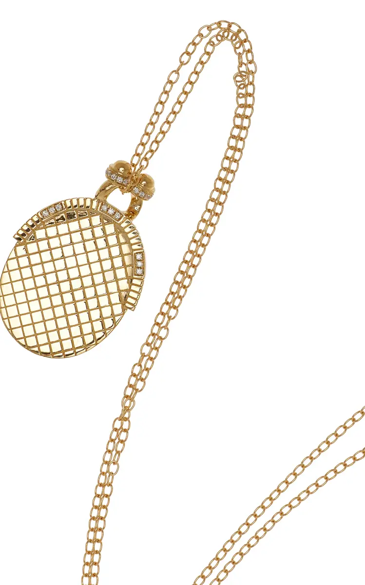 Yvonne Léon Minaudiere 9K Yellow Gold Diamond Pendant | Thumbnail 3 Yvonne Léon Minaudiere 9K Yellow Gold Diamond Pendant | Thumbnail 3