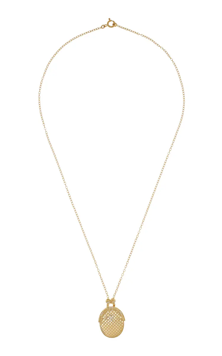 Yvonne Léon Minaudiere 9K Yellow Gold Diamond Pendant | Thumbnail 4 Yvonne Léon Minaudiere 9K Yellow Gold Diamond Pendant | Thumbnail 4