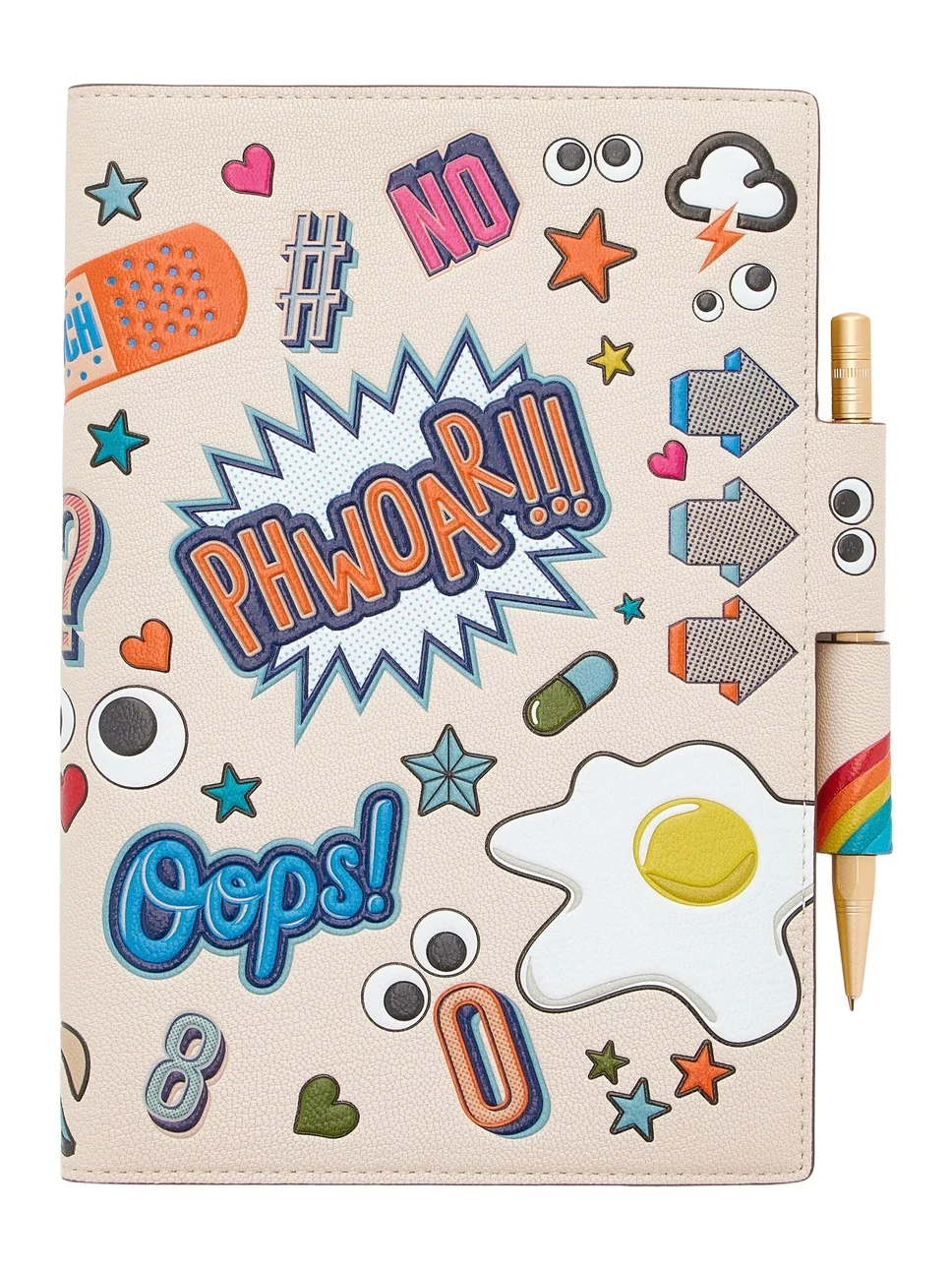 Anya Hindmarch Sticker Leather A5 Journal