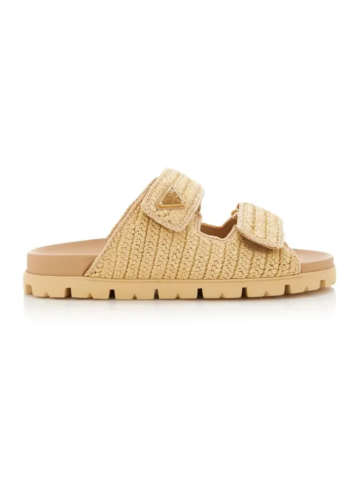 Woven Raffia Sandals Woven Raffia Sandals