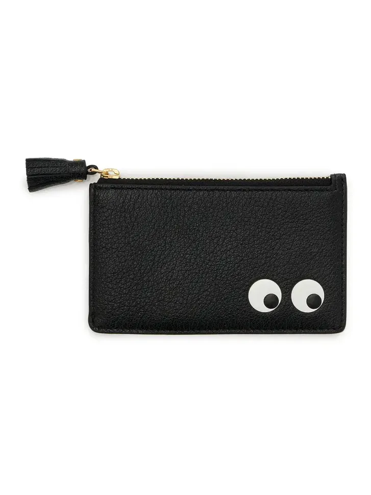 Anya Hindmarch Eyes Zipped Leather Card Case