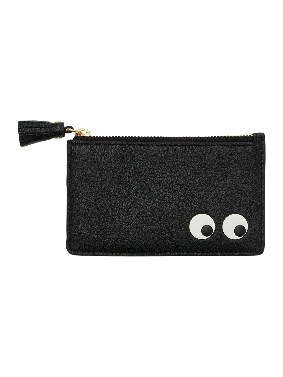 Eyes Zipped Leather Card Case Eyes Zipped Leather Card Case