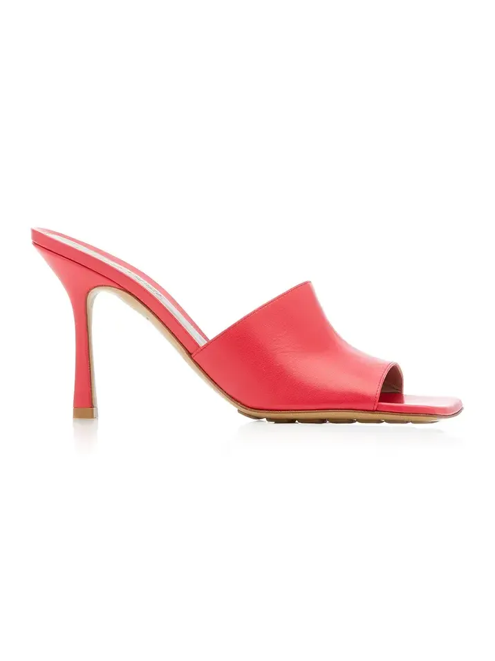 Stretch Leather Slide Sandals Stretch Leather Slide Sandals