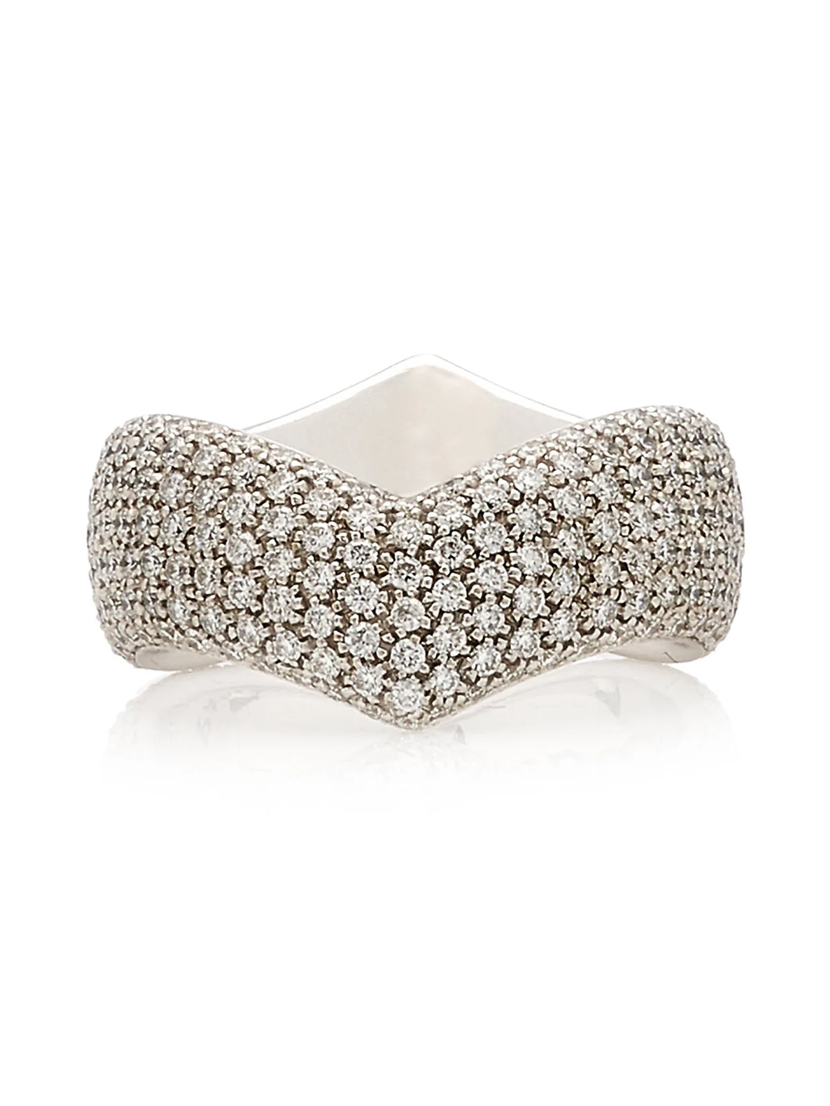 Pasquale Bruni Sensual Touch 18K White Gold Diamond Ring