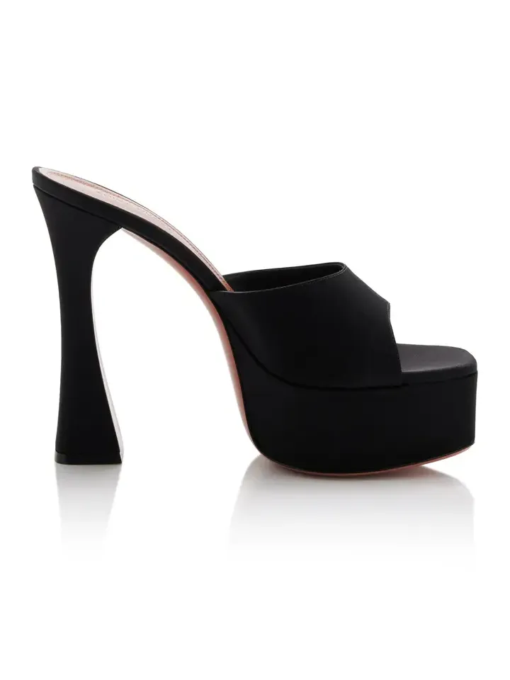 Dalida Satin Platform Mules Dalida Satin Platform Mules