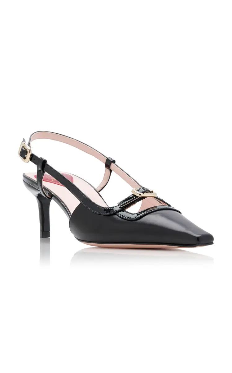 Roger Vivier Mini-Buckle Leather Slingback Pumps | Thumbnail 5 Roger Vivier Mini-Buckle Leather Slingback Pumps | Thumbnail 5