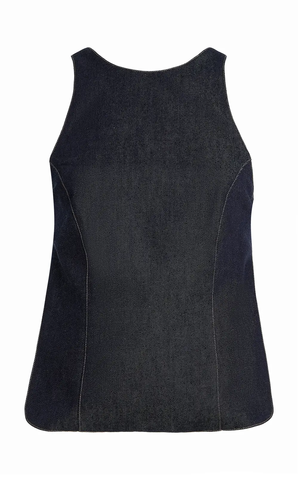 ALFIE The Backless Denim Top