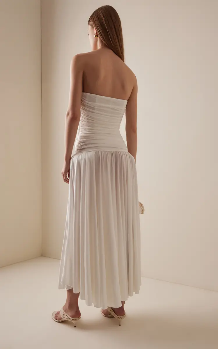 Magda Butrym Exclusive Riviera Crochet-Trim Jersey Maxi Dress | Thumbnail 5