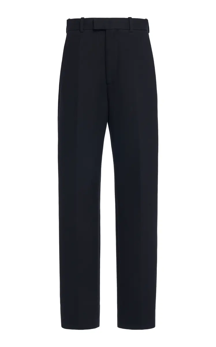 Bottega Veneta Cotton-Blend Melange Straight-Leg Pants | Thumbnail 8