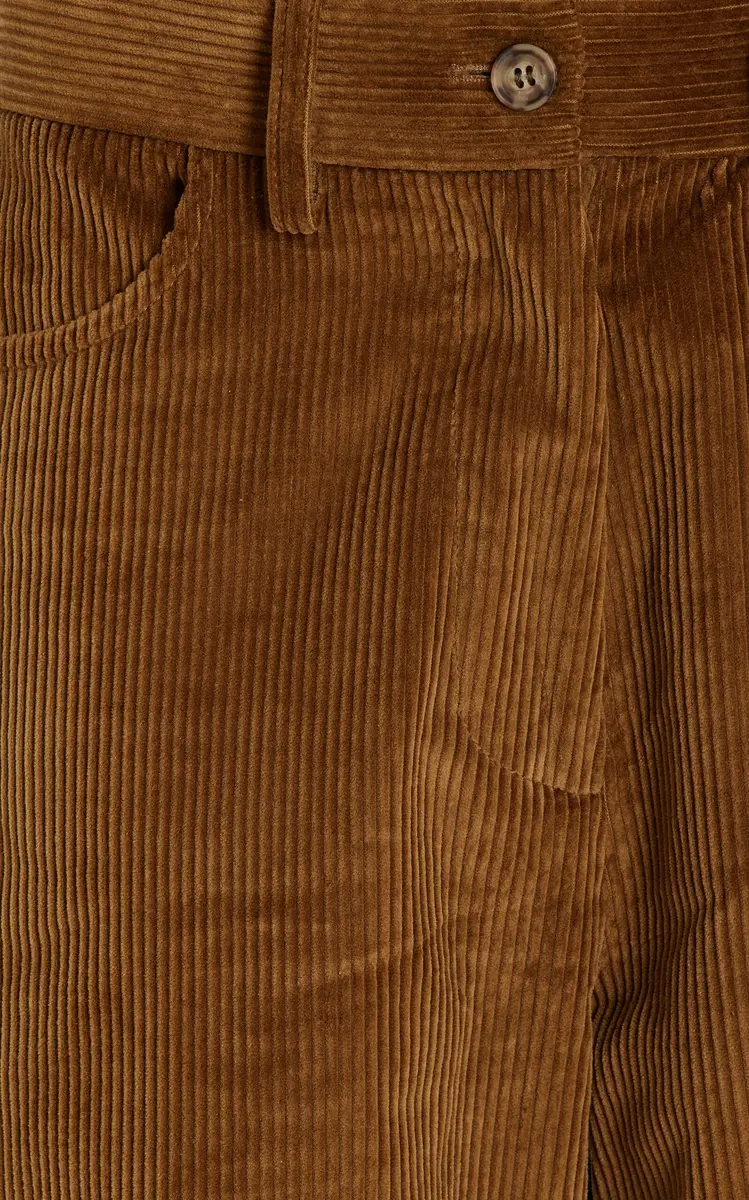 House of Dagmar Organic Cotton Corduroy Wide-Leg Pants | Thumbnail 5