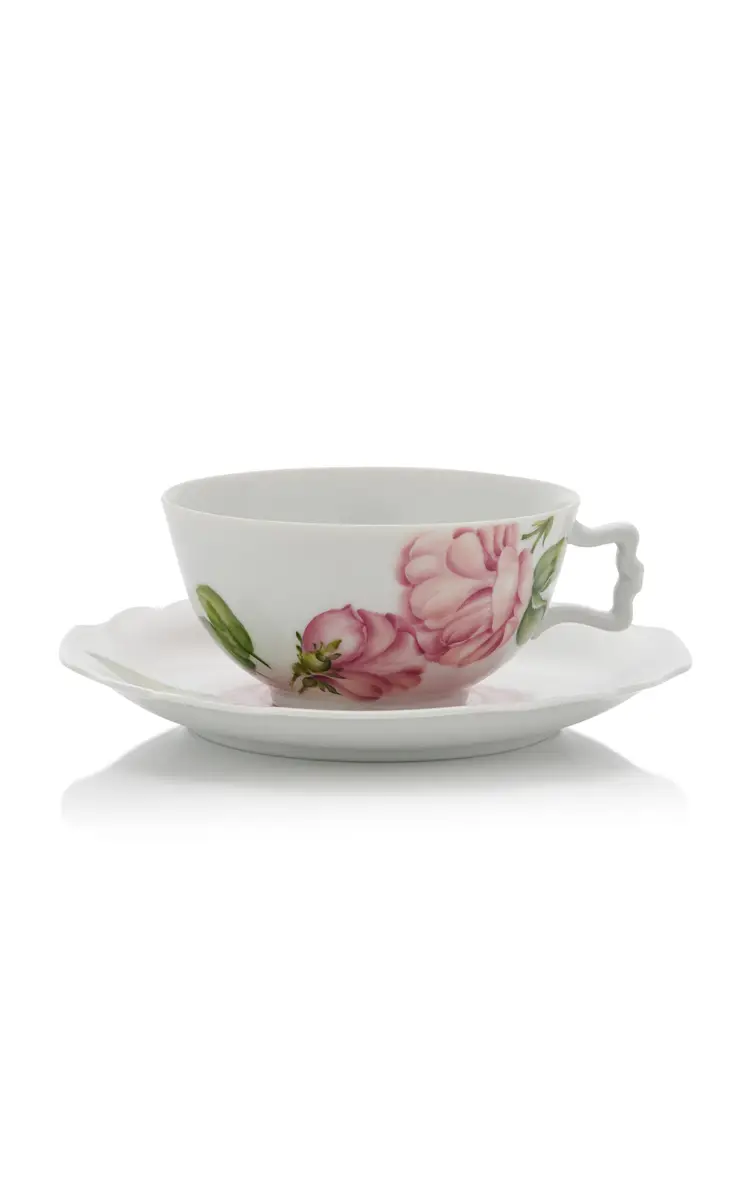 Giambattista Valli Home Porcelain Tea Cup and Saucer - Multi | Thumbnail 6 Giambattista Valli Home Porcelain Tea Cup and Saucer - Multi | Thumbnail 6