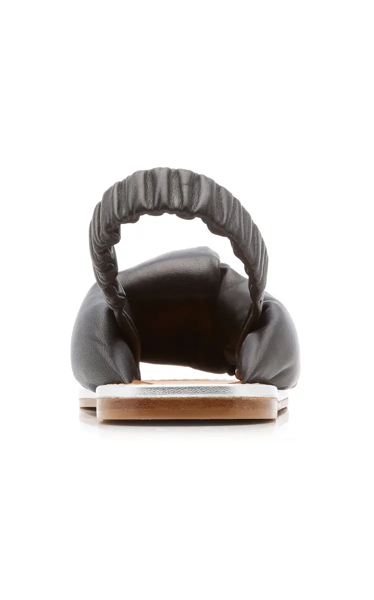 Miu Miu Puffy Leather Sandals | Thumbnail 5 Miu Miu Puffy Leather Sandals | Thumbnail 5
