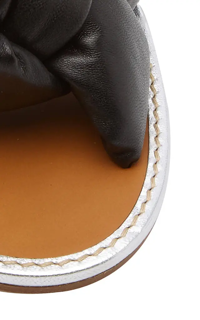 Miu Miu Puffy Leather Sandals | Thumbnail 7 Miu Miu Puffy Leather Sandals | Thumbnail 7
