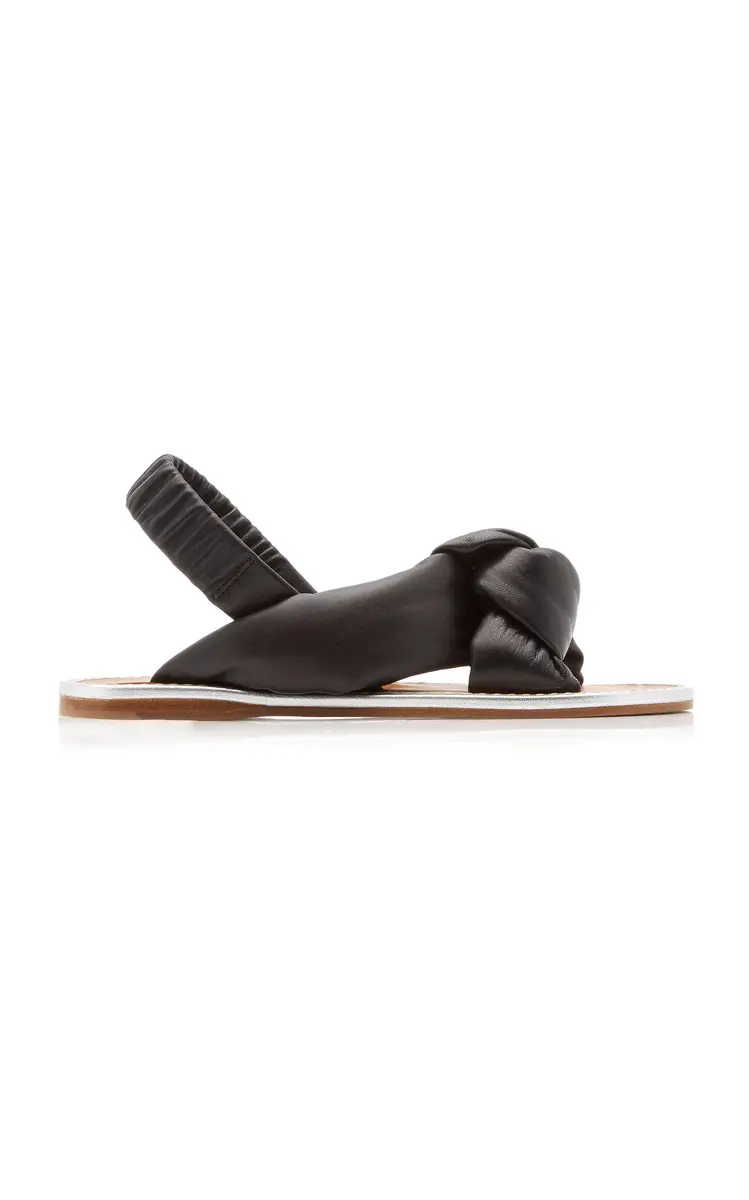 Miu Miu Puffy Leather Sandals | Thumbnail 8 Miu Miu Puffy Leather Sandals | Thumbnail 8