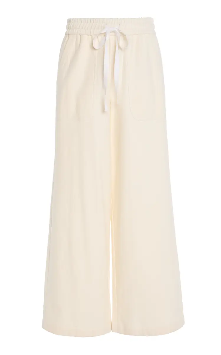 TWP Main St. Cotton-Terry Pants - Ivory - XS | Image 1 TWP Main St. Cotton-Terry Pants - Ivory - XS | Image 1