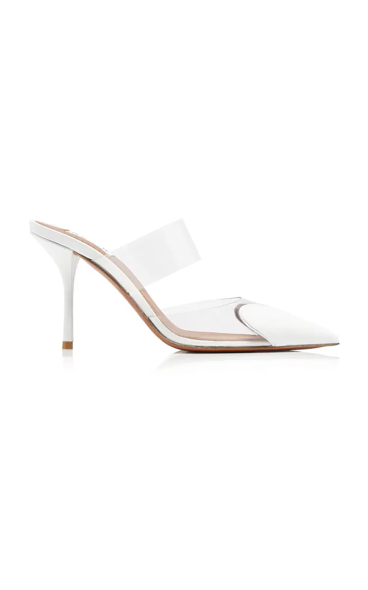 Alaïa Le Cœur PVC; Leather Mules | Thumbnail 7