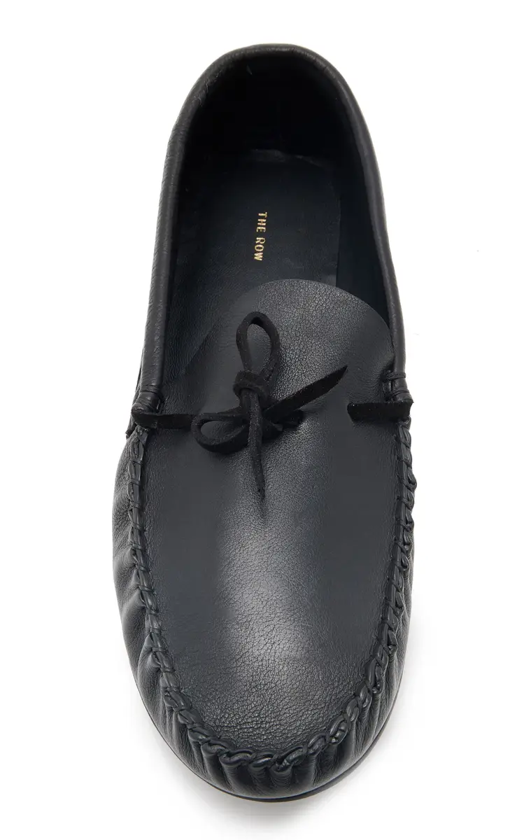 The Row Lucca Leather Mocassins | Thumbnail 4 The Row Lucca Leather Mocassins | Thumbnail 4