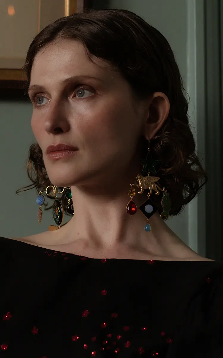 Grainne Morton 18K Gold Plated Silver and Mixed Materials Menagerie Earrings | Thumbnail 4 Grainne Morton 18K Gold Plated Silver and Mixed Materials Menagerie Earrings | Thumbnail 4