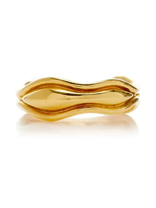 Fluid Large 18K Yellow Gold Ring Fluid Large 18K Yellow Gold Ring