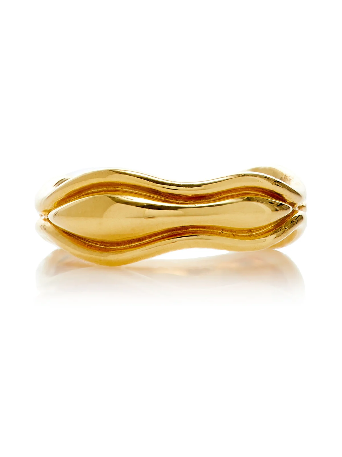 Fluid Large 18K Yellow Gold Ring