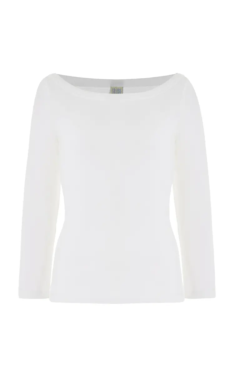 Flore Flore Exclusive Steffi Cotton T-Shirt | Image 1 Flore Flore Exclusive Steffi Cotton T-Shirt | Image 1