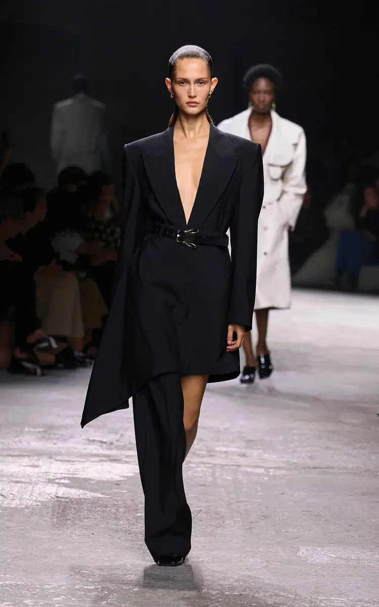 Bottega Veneta French Calf Leather Bunny-Detailed Buckle Belt | Thumbnail 2