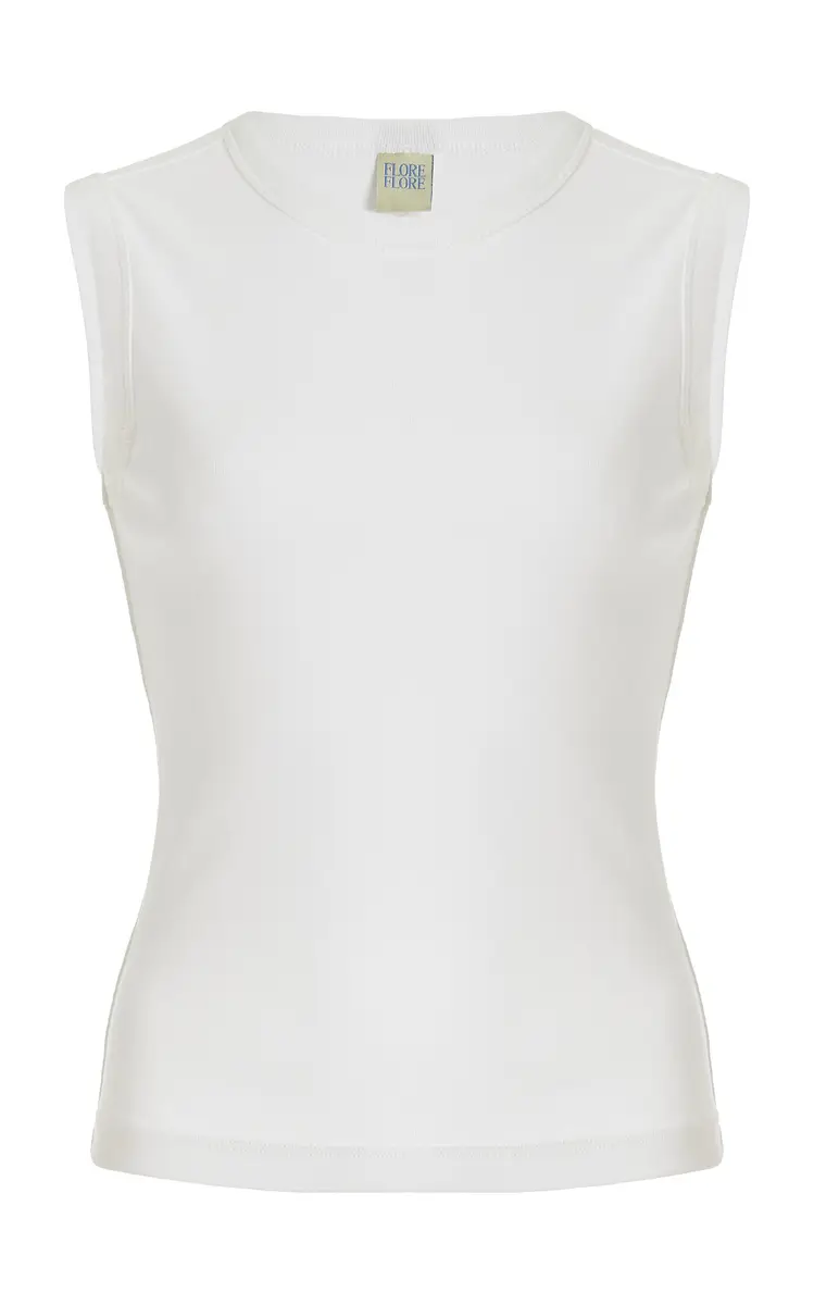 FLORE FLORE Esmé Cotton Tank Top | Thumbnail 2