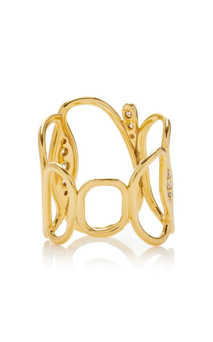 Fernando Jorge Fluid 18K Yellow Gold Diamond Ring | Thumbnail 5 Fernando Jorge Fluid 18K Yellow Gold Diamond Ring | Thumbnail 5