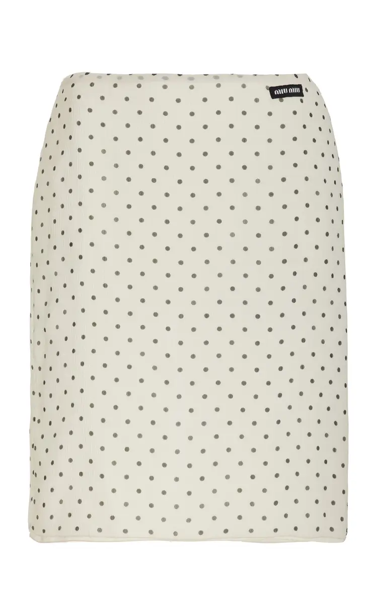 Miu Miu Silk Chiffon Midi Skirt | Thumbnail 6 Miu Miu Silk Chiffon Midi Skirt | Thumbnail 6