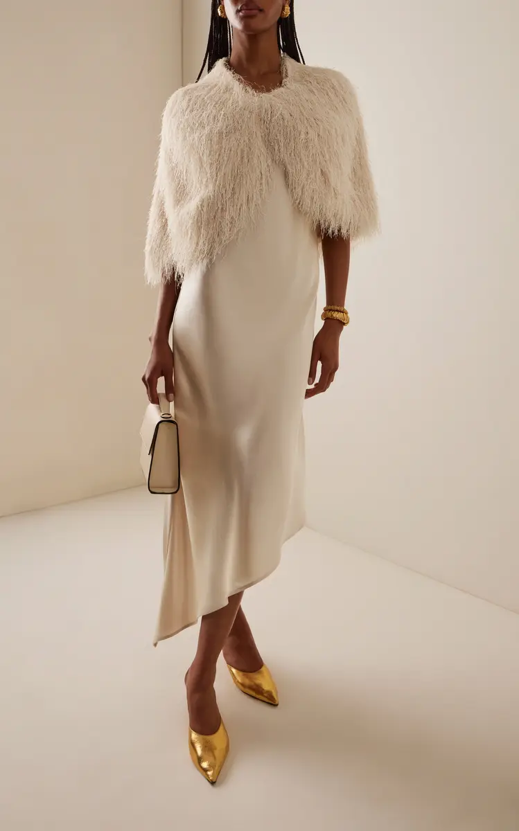 By Malene Birger Exclusive Leviana Satin Midi Dress | Thumbnail 3 By Malene Birger Exclusive Leviana Satin Midi Dress | Thumbnail 3
