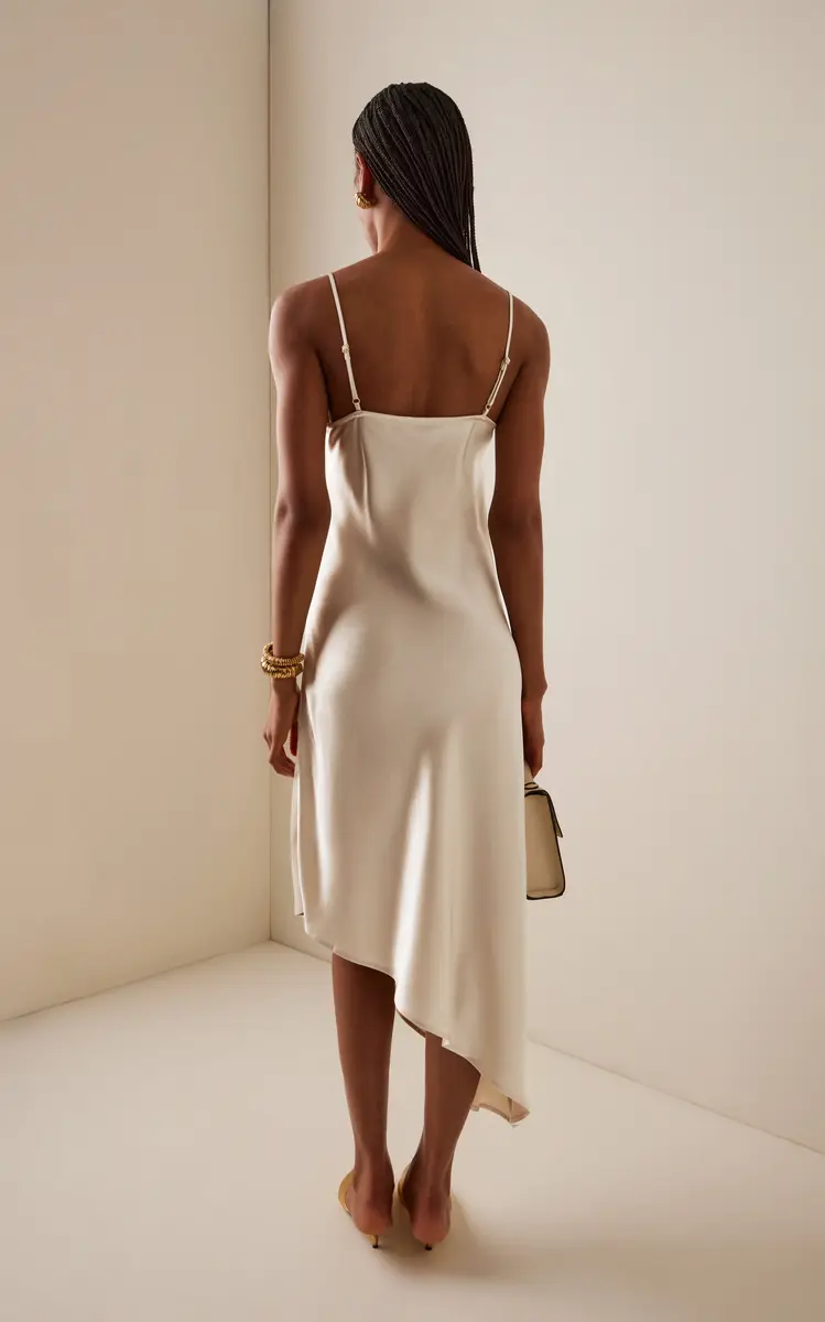By Malene Birger Exclusive Leviana Satin Midi Dress | Thumbnail 5 By Malene Birger Exclusive Leviana Satin Midi Dress | Thumbnail 5