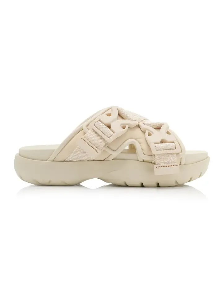 Buckled Nylon Slide Sandals Buckled Nylon Slide Sandals