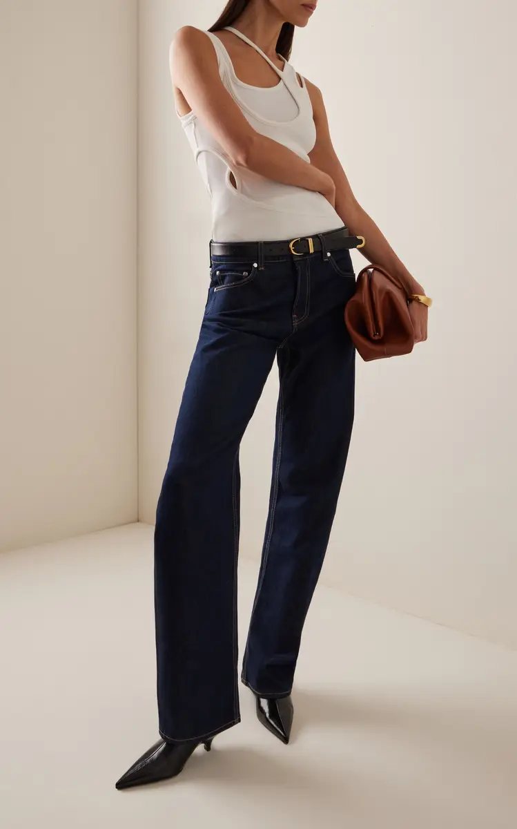 EB Denim Alida Mid-Rise Bowed Jeans | Thumbnail 2