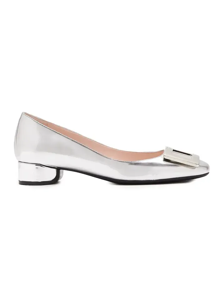 Mirrored-Leather Flats Mirrored-Leather Flats