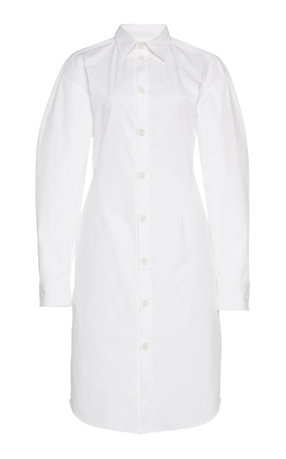 Stretch Poplin Shirt Dress Stretch Poplin Shirt Dress